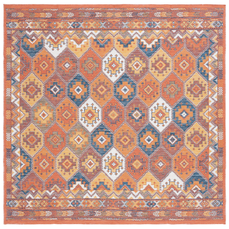 Tapis intérieur / extérieur Molena Sunrise, Carré 6 pi 7 po