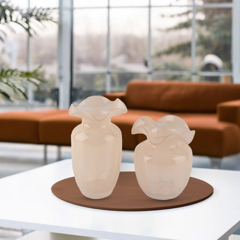 Vase de table Derizzo, Beige