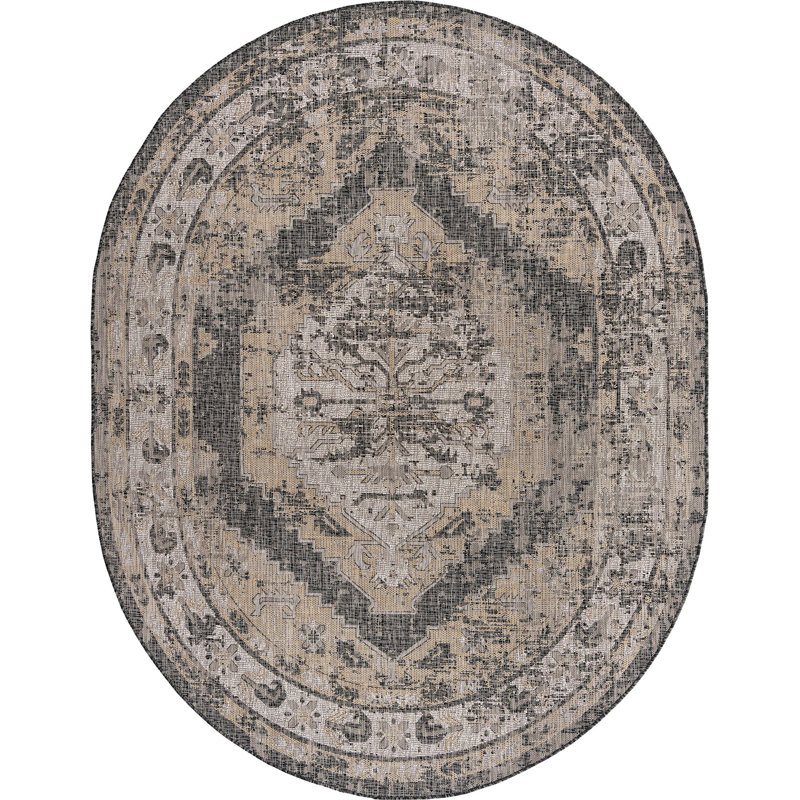 Tapis d'extérieur Nil, Ovale 7 pi 10 po x 10 pi
