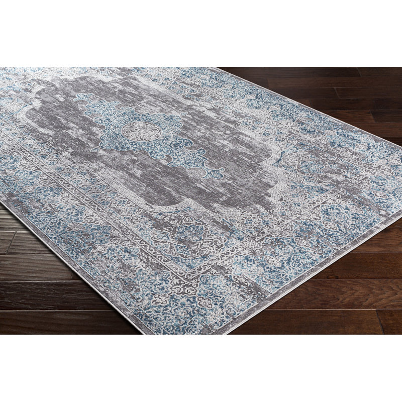 Cotesfield Abstract Dark Brown/Gray Area Rug, Rectangle 8'10" x 12'