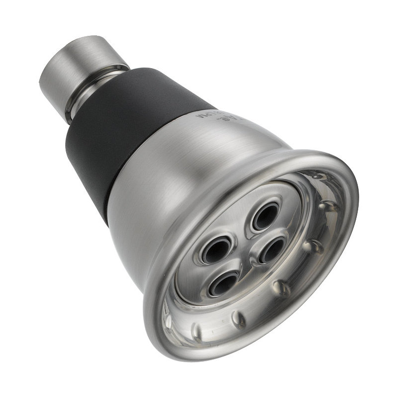 Universal Showering Components Full Adjustable Shower Head, Brilliance Stainless