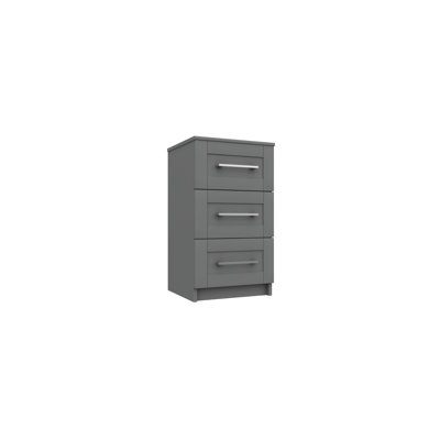 Niemeyer 38.3cm W Manufactured Wood Bedside Table