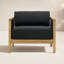 Reel Collection Outdoor Teak Lounge Chair-112412810