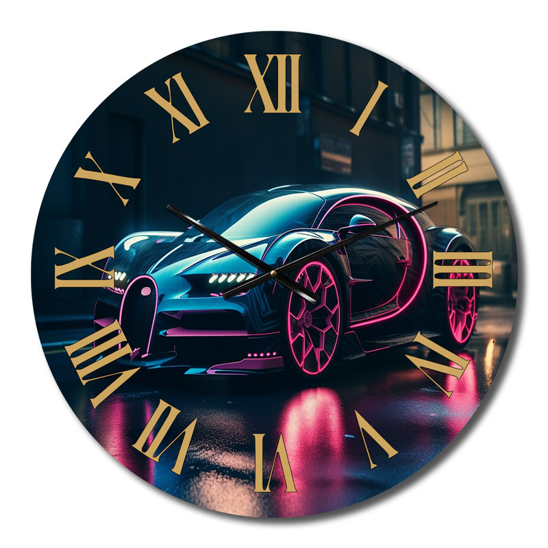 Horloge murale Futuristic Bugatti, Moyenne