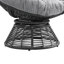 Chaise papasan pivotante avec coussin Charlcy-836382939