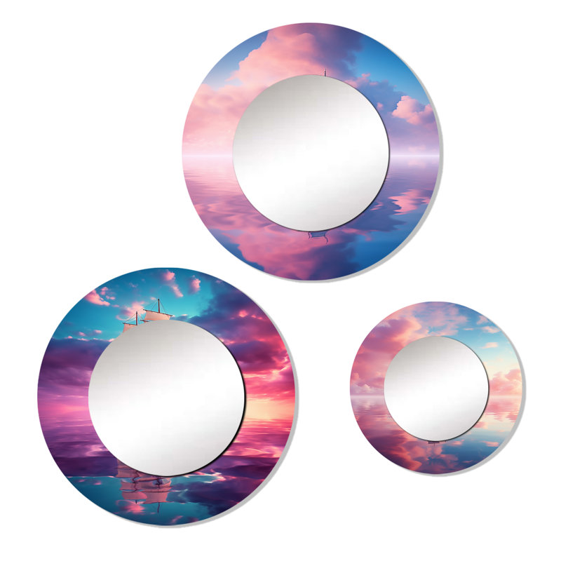 Dimitrios Metal Round Mirror