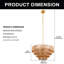 Lustre tambour 6 lumières Kavik-778189881-778189880