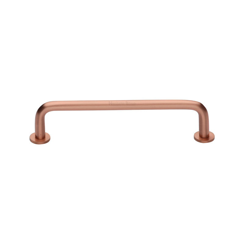 Heritage Brass Heritage Cabinet Pull Wire Design with Rose, 136cm L x 8cm W, Polished Chrome