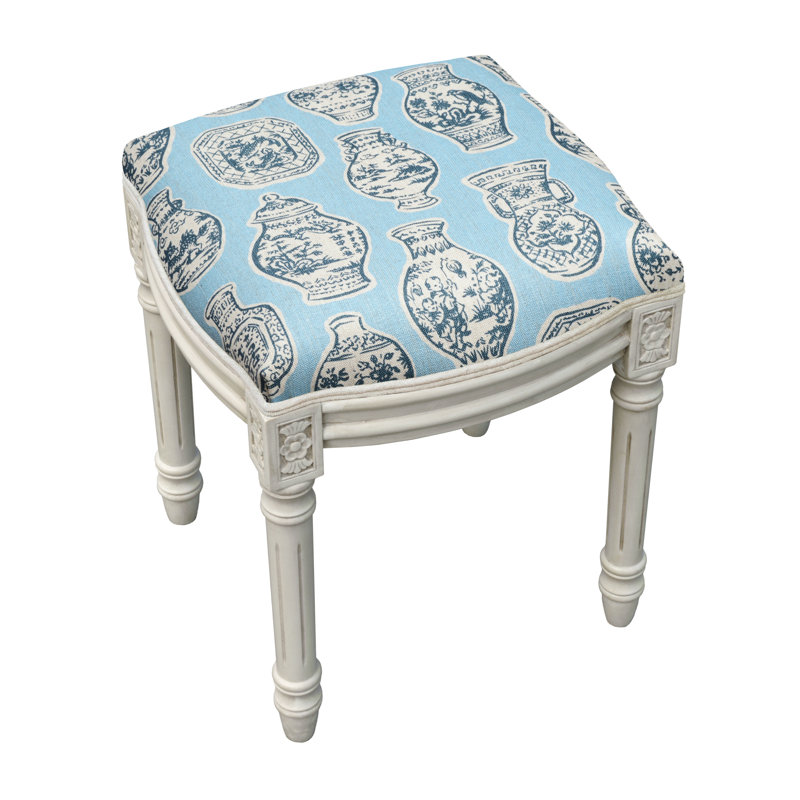 Tabouret de coiffeuse Lajoie, Bleu
