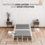 Sommier tapissier / base en bois fendu pour support de matelas, entièrement assemblé-899484368-899484376