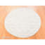 Tapis oriental rond en laine naturelle nouée à la main 6 pi x 6 pi blanc de conception moderne noué à la main