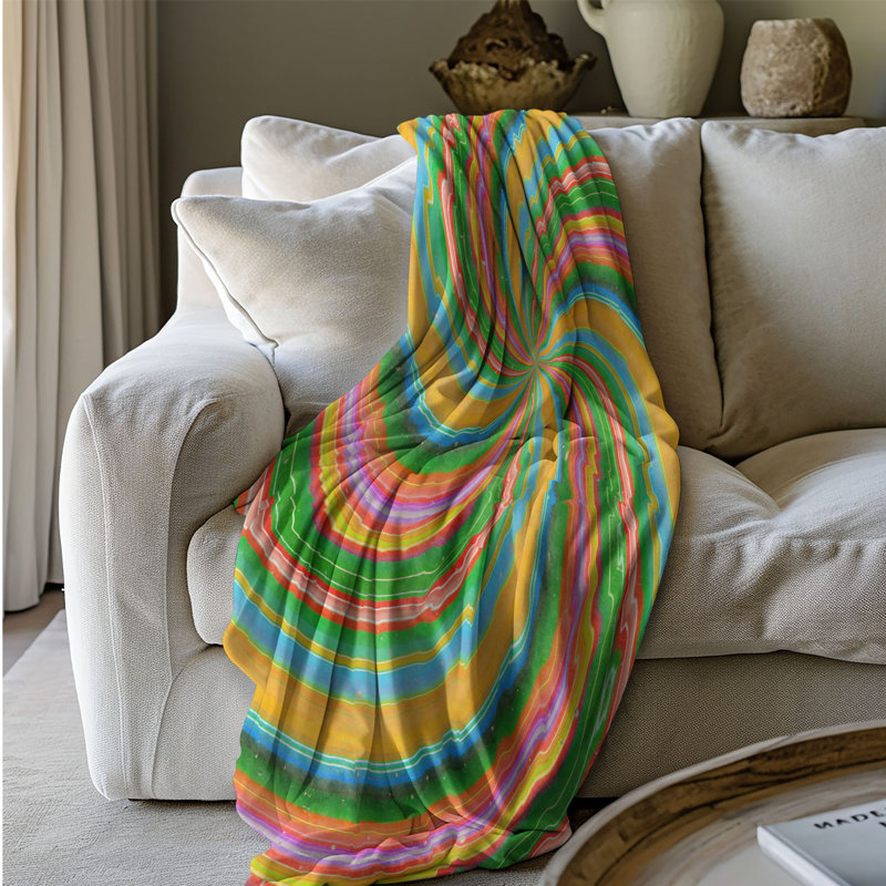 Peaceful Twirl - couverture 1 pièce, Grand lit