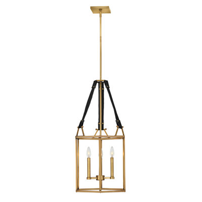 Monroe 3 - Light Lantern Rectangle Chandelier