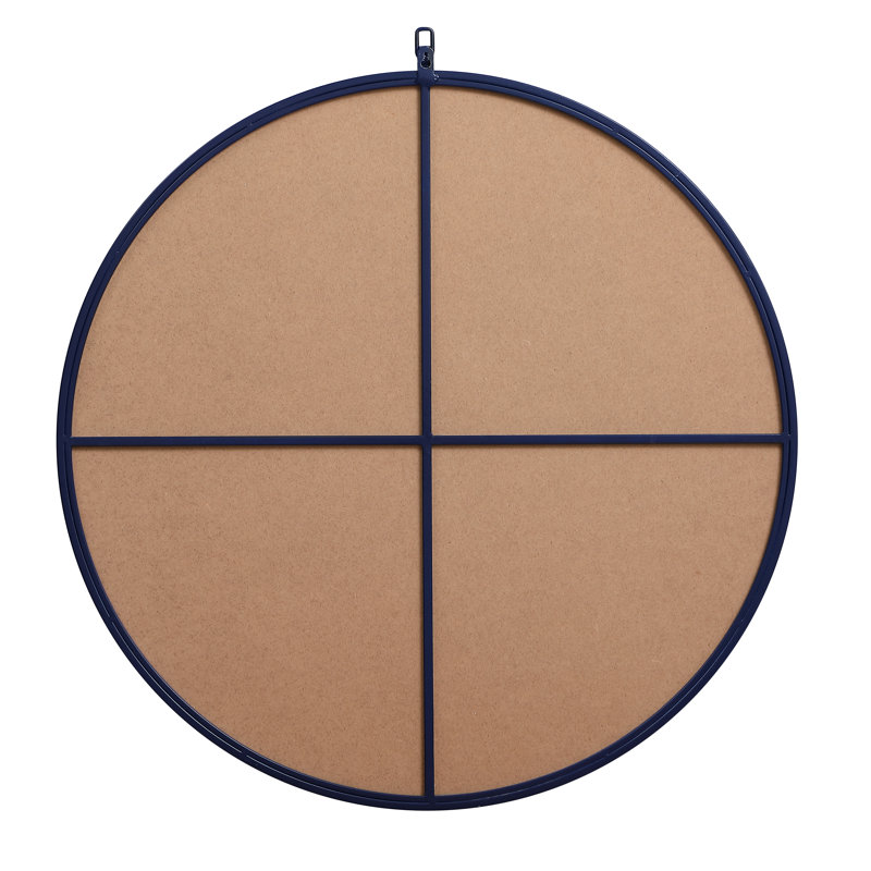 Miroir Cassie, 39 po x 39 po, Bleu