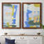 Toile encadrée de qualité supérieure Rorschach Rainbow I - prête à être accrochée-74646314-74646313