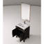 Meuble-lavabo en chêne noir 24 po De salle de bain-1049920217