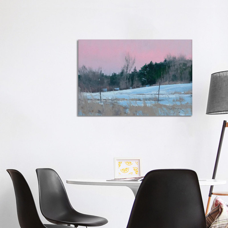 Winter Backyard 1 Piece Wrapped Canvas Painting, 101.6 cm H x 66.04 cm W x 1.91 cm D
