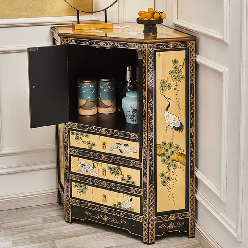 Picture color Manufactured Wood Corner cabinet