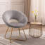 Velvet Barrel Chair-9794360