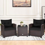 Chunn 2 - Person Patio Conversation Sets with Cushions