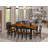 5 Piece Dining Room Furniture Set Includes a Rectangle Wooden Table with Butterfly Leaf and 4 Kitchen Dining Chairs, 40x78 Inch, Buttermilk & Cherry-602989932-602989935-602989931