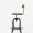 Adjustable Height Swivel Bar Stool, with Elm