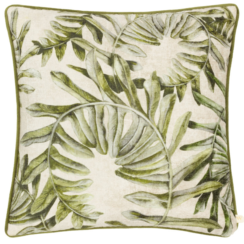 Kielder Forest Sherwood Abstract Green Square Cushion