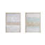 Hand Embellished Glitter 2-piece Wall Art Set