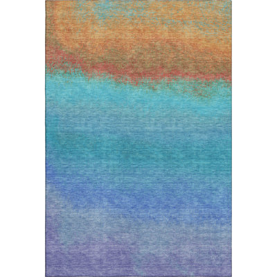 Premium Machine Washable Ariel Ombre Rug