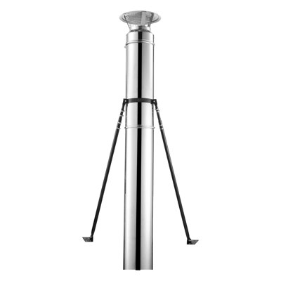 6 Inch Extended Roof Bracket for Chimney Pipe Support Adjustable