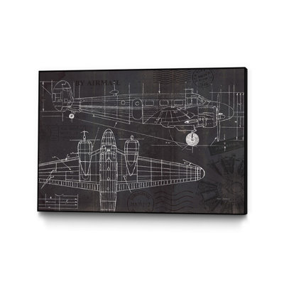 " Plane Blueprint " by Marco Fabiano