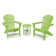 Yacht Club Shellback 3-Piece Adirondack Set
