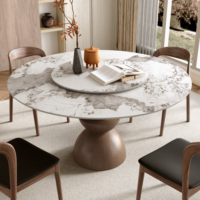 Table de salle à manger Modern Modern, 29.53" H x 53.15" W x 53.15" D, Pandora