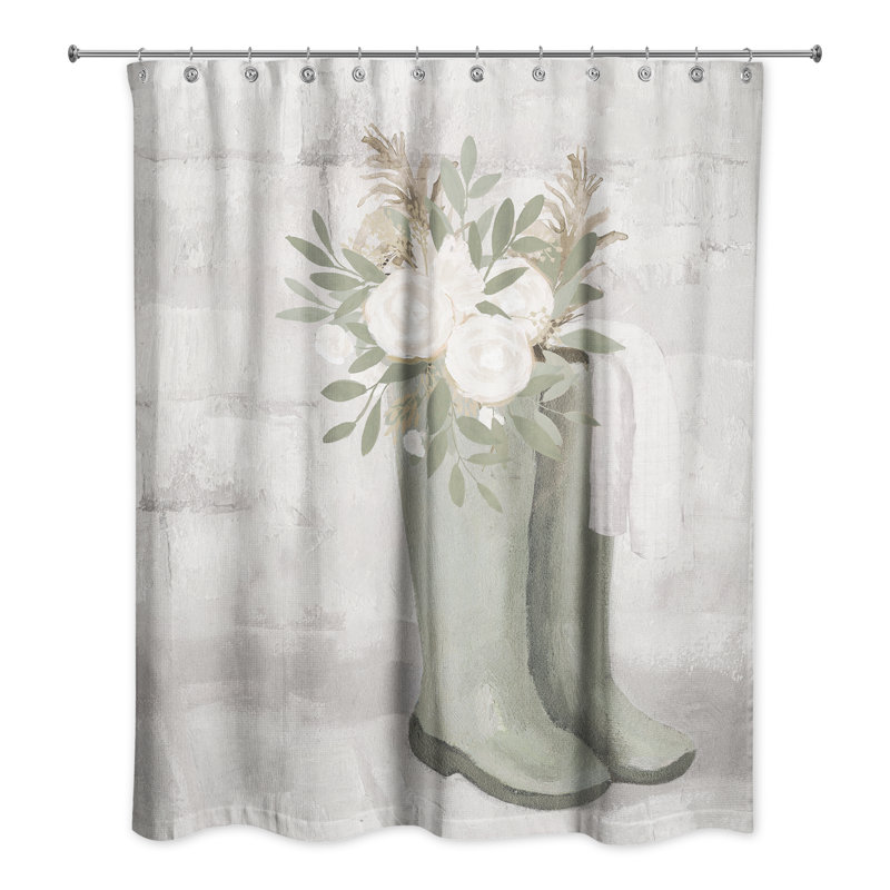 Rideau de douche simple Sage