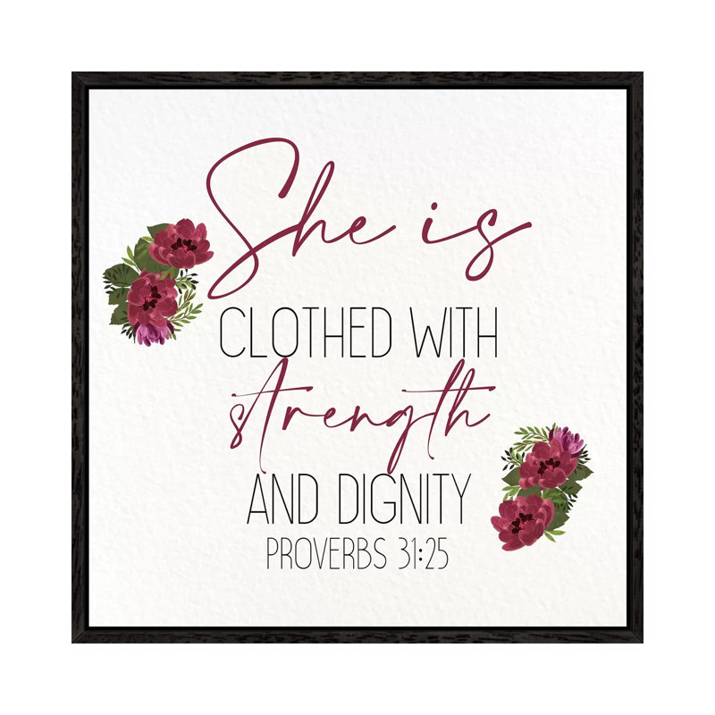 She Is Clothed II by Kimberly Allen - Print on Canvas, Black Framed, 66.04cm H x 66.04cm W x 3.81cm D