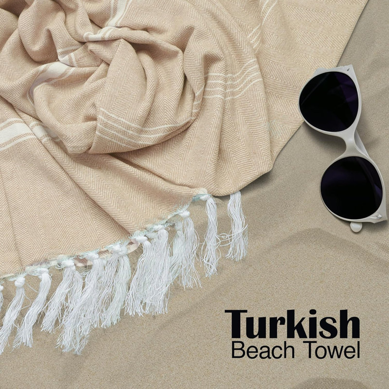 Cotton Beach Towel, Sand