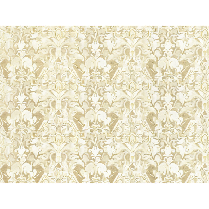 Plain Weave Muslin Damask Comforter, King Comforter