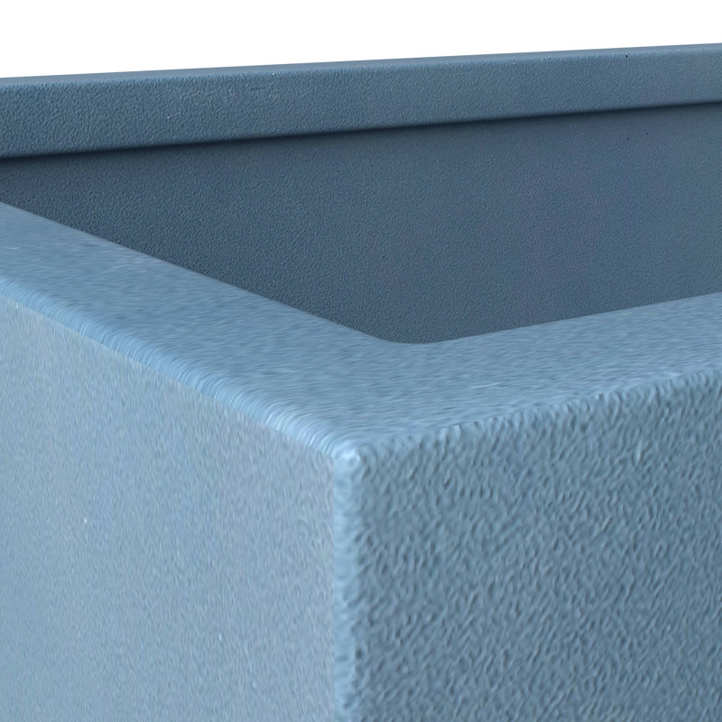Borkovany Handmade Fiberstone Planter Box – Modern Decorative Plant Container for Indoor & Outdoor Use, Lightweight Durable Flower Pot for Garden and Patio