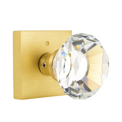 Boutons de porte d'intimité en cristal Coolnews Modern Grace Series