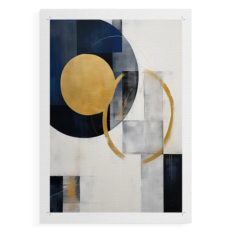 Série ABSTRACT DLII - Impression sur toile seulement - NON CADRE, H 12 po x l 8 po