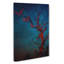 Midnight Tree in Abstract - Wrapped Canvas Painting Print-55362750