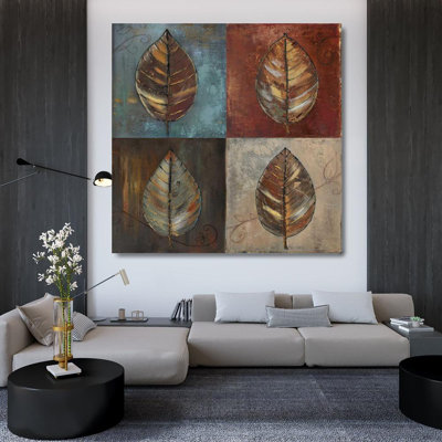 «Red Barrel Studio® Pinto, Patricia», reproduction d'art sur toile tendue: New Leaf Patch II