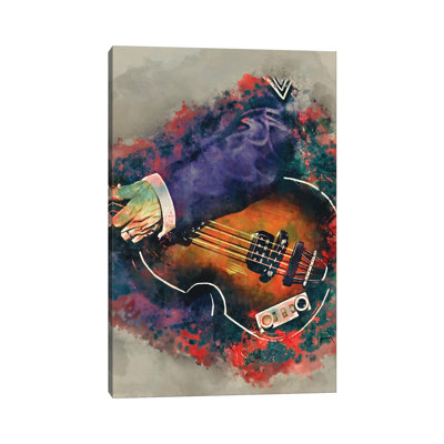 Paul Mccartney's Bass - Painting on Canvas