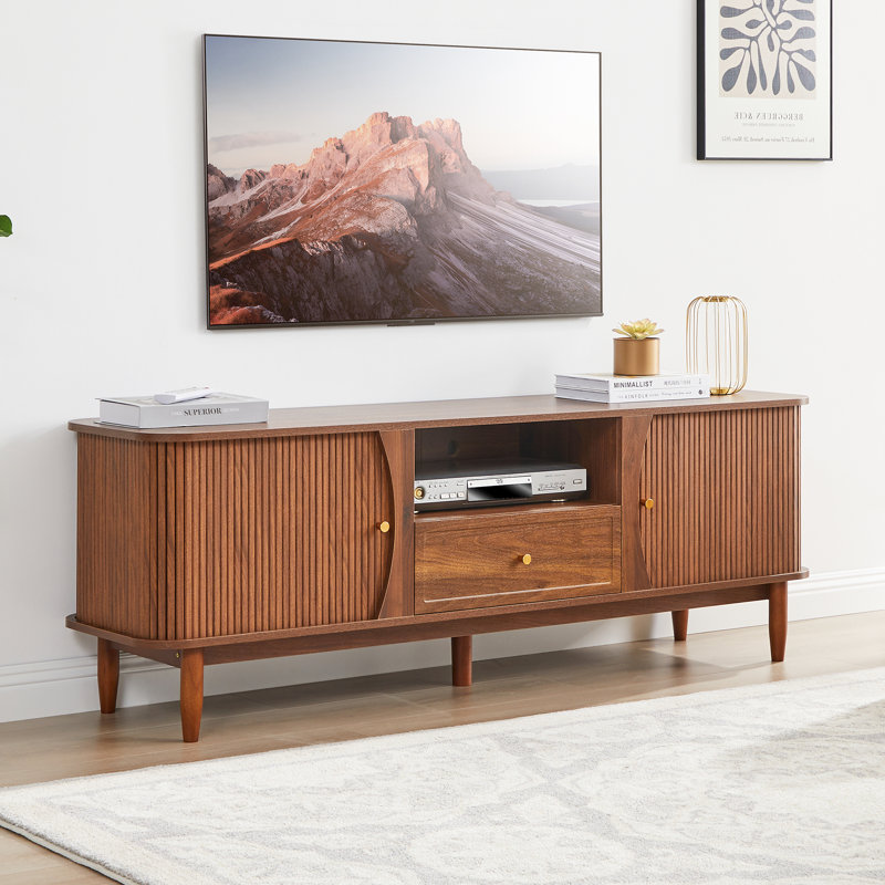 63'' W Storage Credenza, Walnut