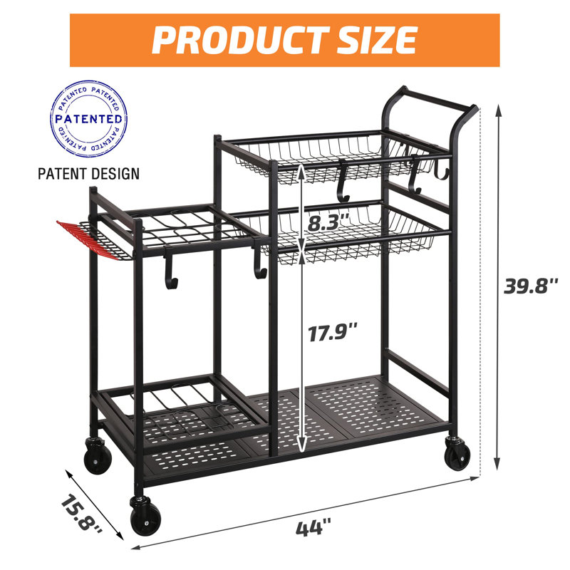 Rangement pour outils de jardin
