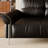 Mid-Century Black Cloud-Shaped Sofa