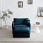 Fauteuil d'appoint rembourré Chenille