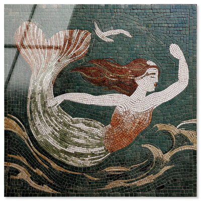 «Daughter of Poseidon», reproduction d'art rétro par Art Remedy