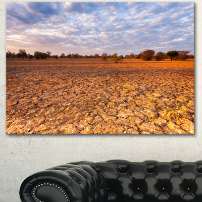 «Amazing View of African Landscape», reproduction de photo sur toile