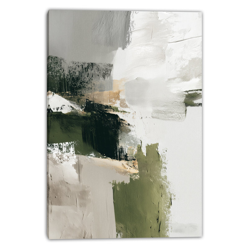 «Soft Organic Balance», art abstrait moderne sur toile tendue, H 40 po x l 30 po x P 1,5 po